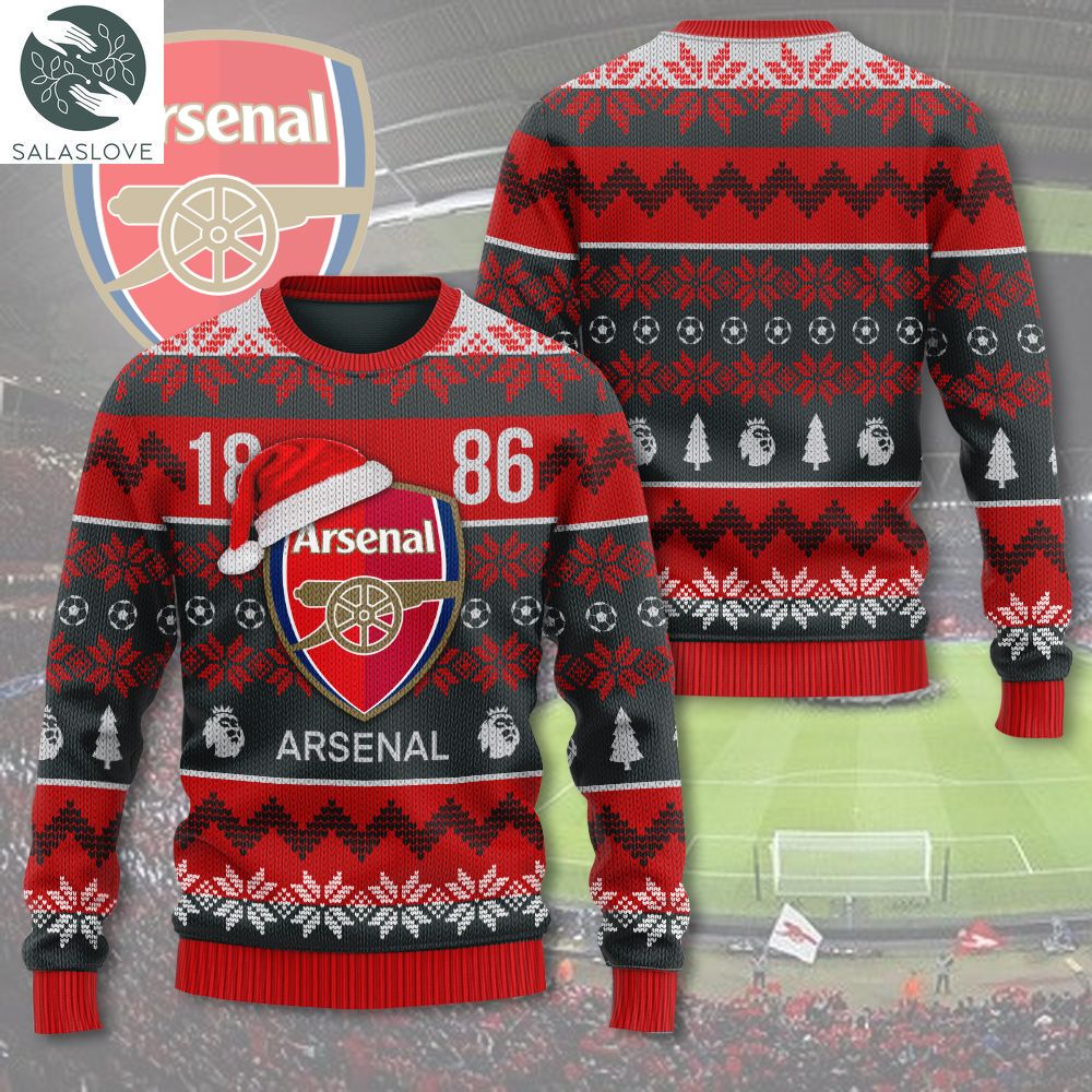 arsenal 3d ugly sweater for soccer lover td180902 1 fbu3d0