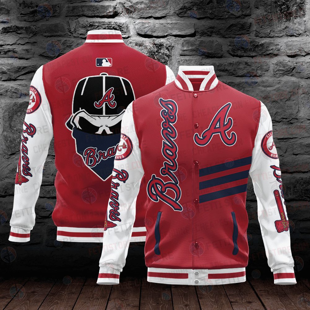 atlanta braves mlb baseball varsity jacket baseball jacket all over print dpjej