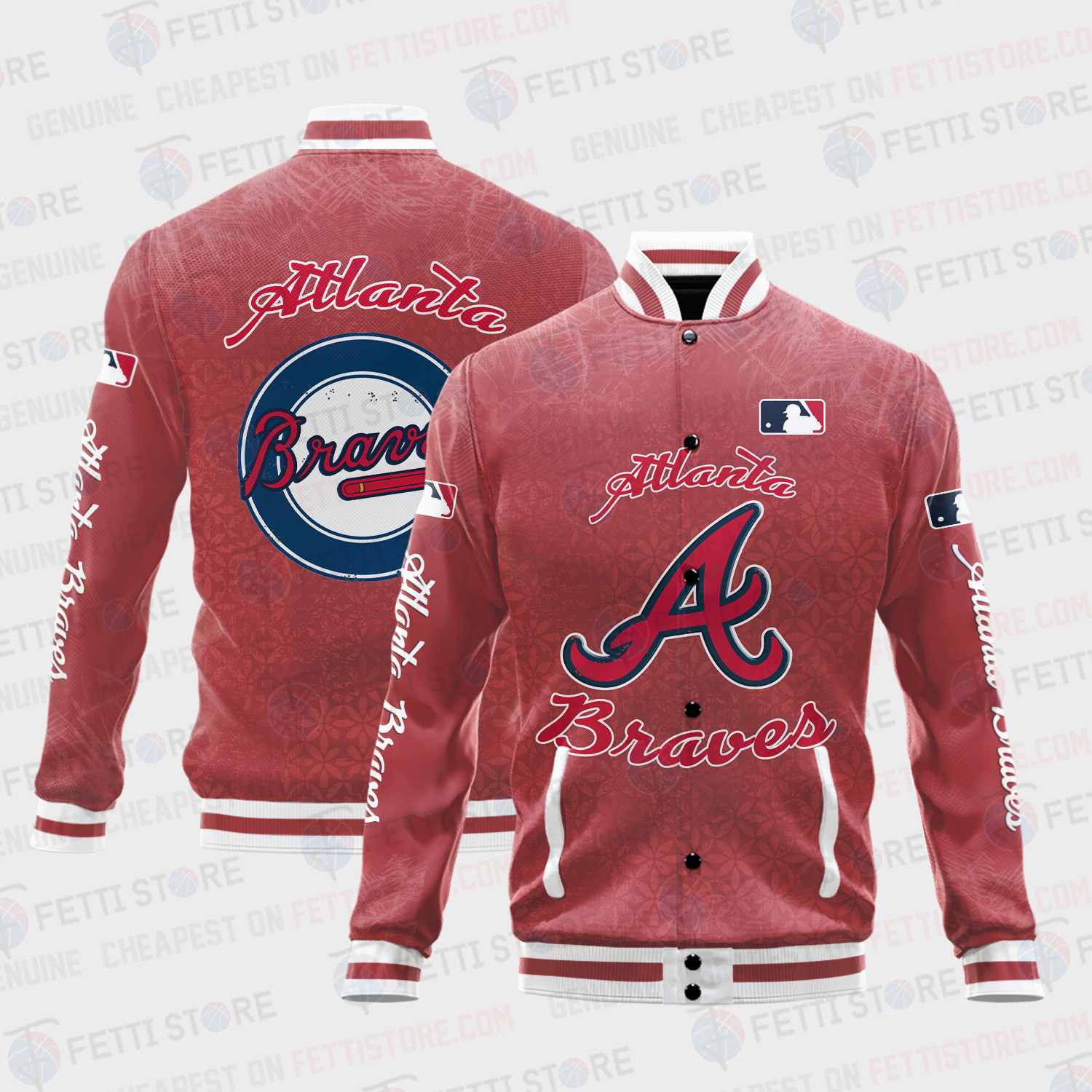 atlanta braves mlb baseball varsity jacket baseball jacket all over print v8 saunt