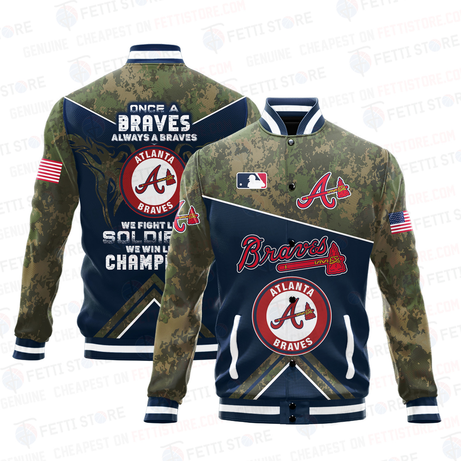 atlanta braves royals mlb army forces pattern baseball varsity jacket baseball jacket all over print sh1 v5 fbhmk