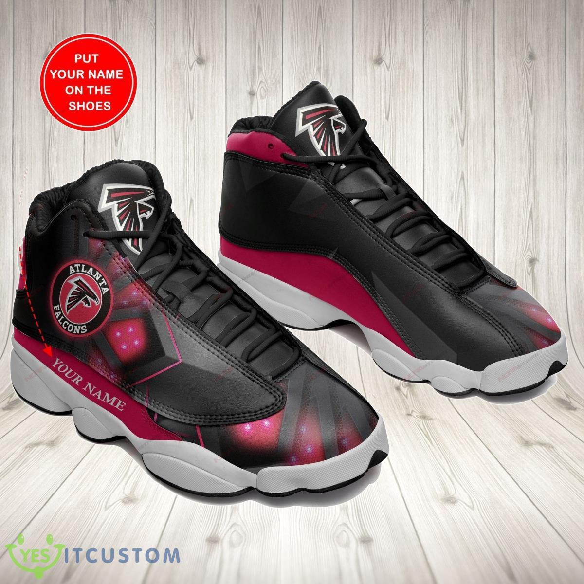 atlanta falcons football team air jordan 13 custom name sneakers best gift for fans