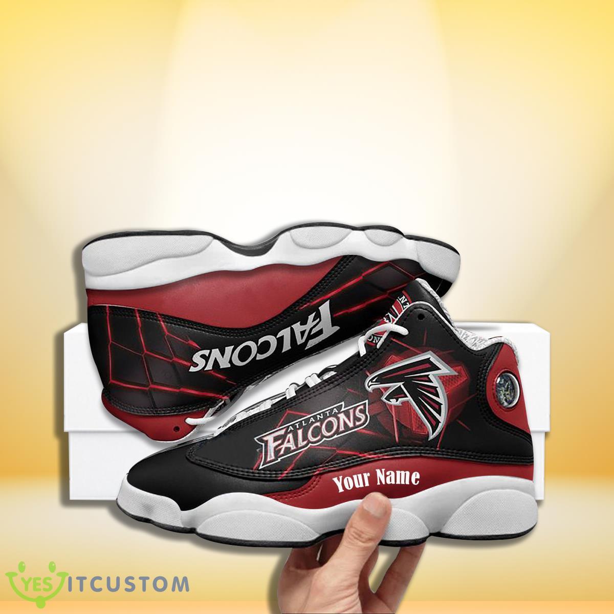 atlanta falcons football team custom name air jordan 13 sneakers for real fans