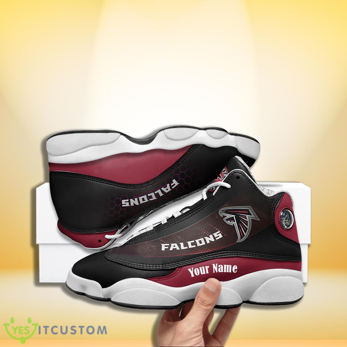 atlanta falcons football team custom name air jordan 13 sneakers gift for men women fans