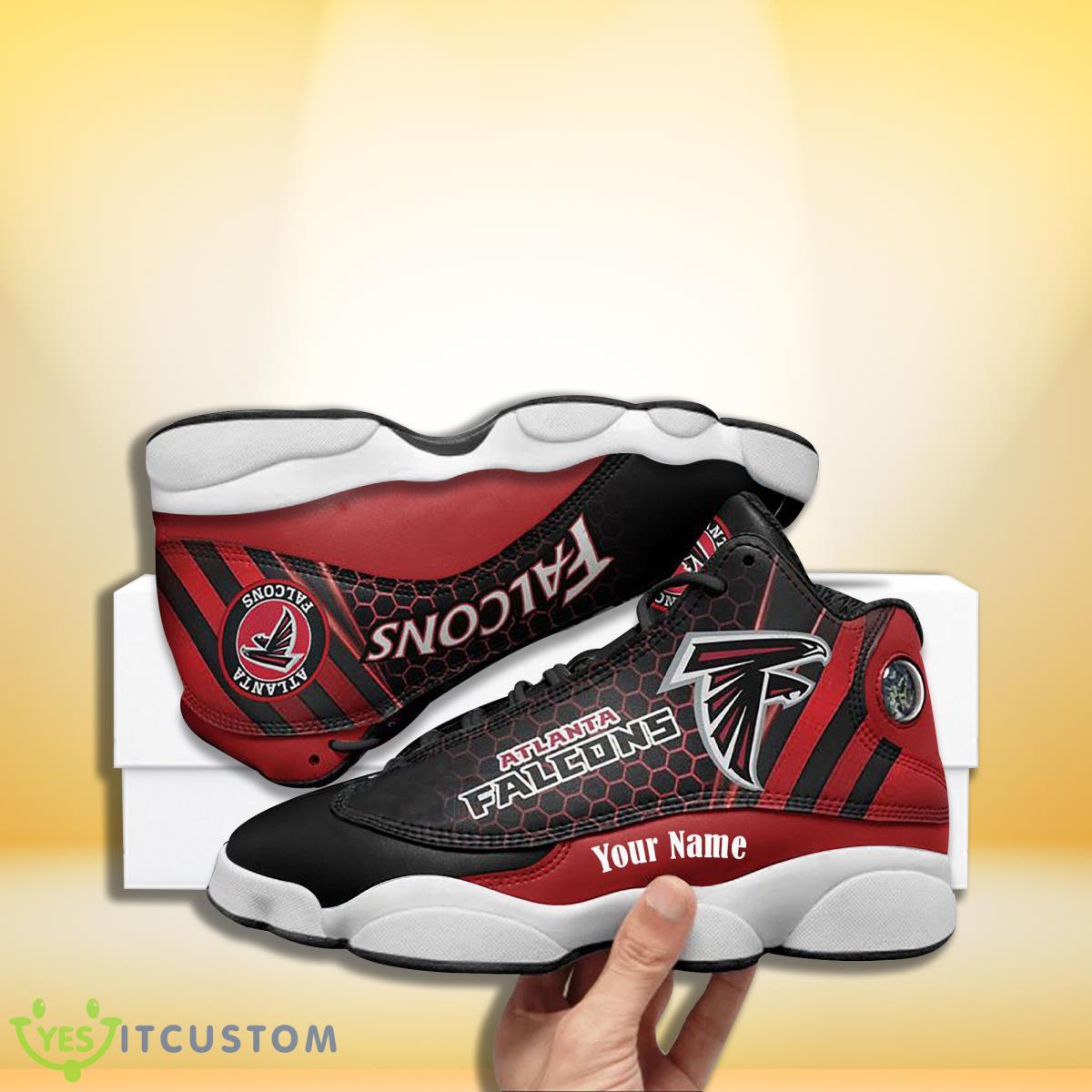 atlanta falcons football team custom name air jordan 13 sneakers great gift for men women fans