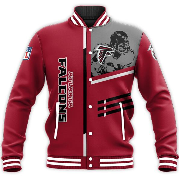 atlanta falcons nfl football team logo custom name number 3d print baseball varsity jacket baseball jacket all over print mb41k