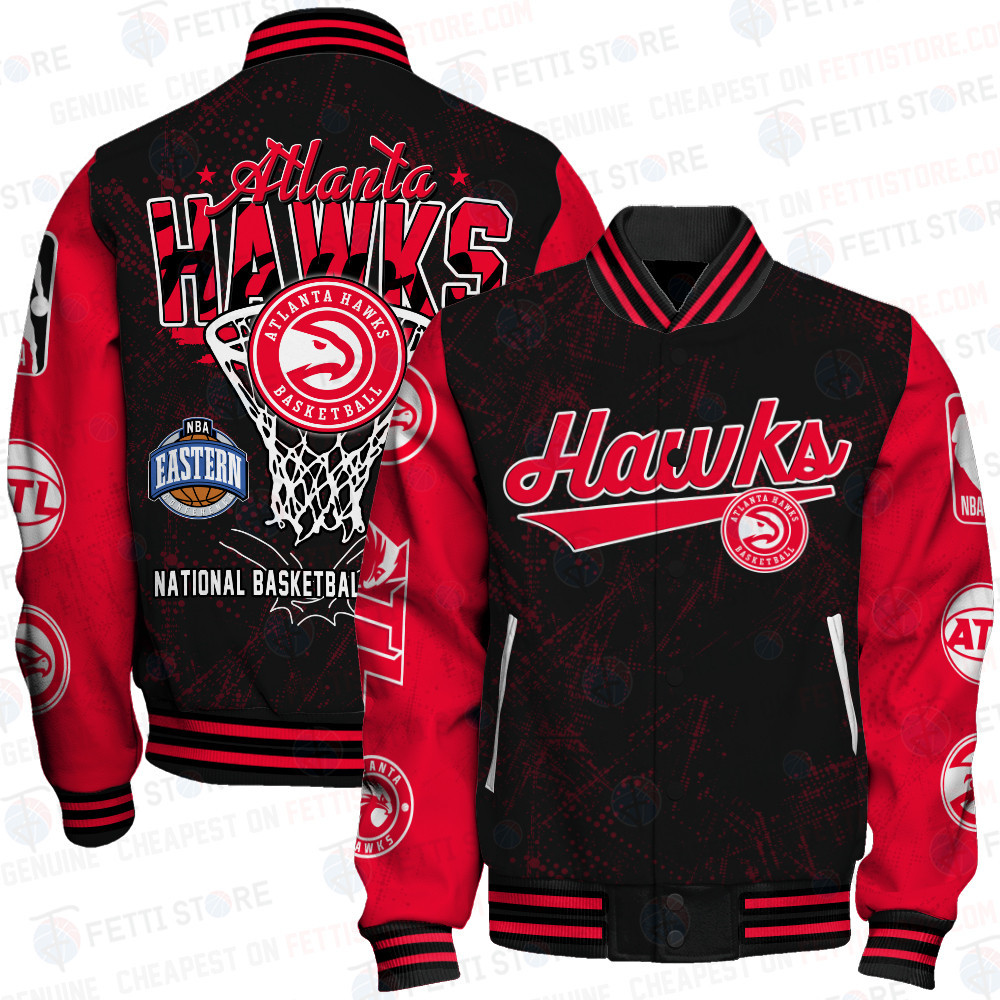 atlanta hawks nba baseball varsity jacket baseball jacket all over print sfat v20 1qm8t