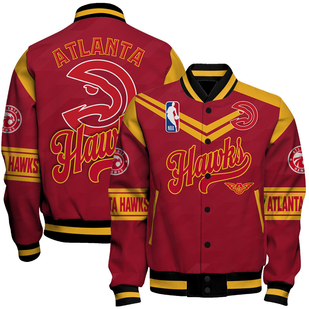 atlanta hawks nba baseball varsity jacket baseball jacket all over print sfat v9 amnij