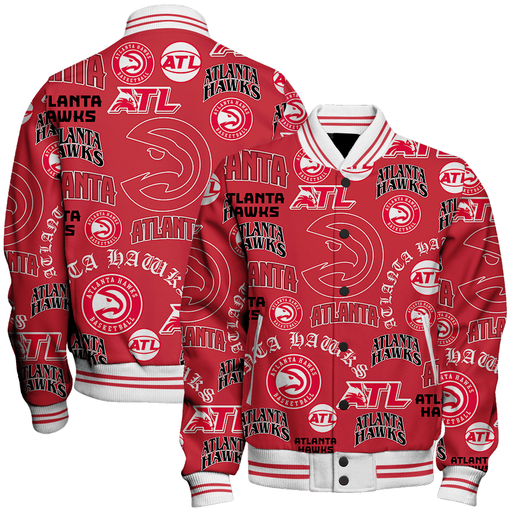 atlanta hawks nba baseball varsity jacket baseball jacket all over print sh1 v6 u5y7d