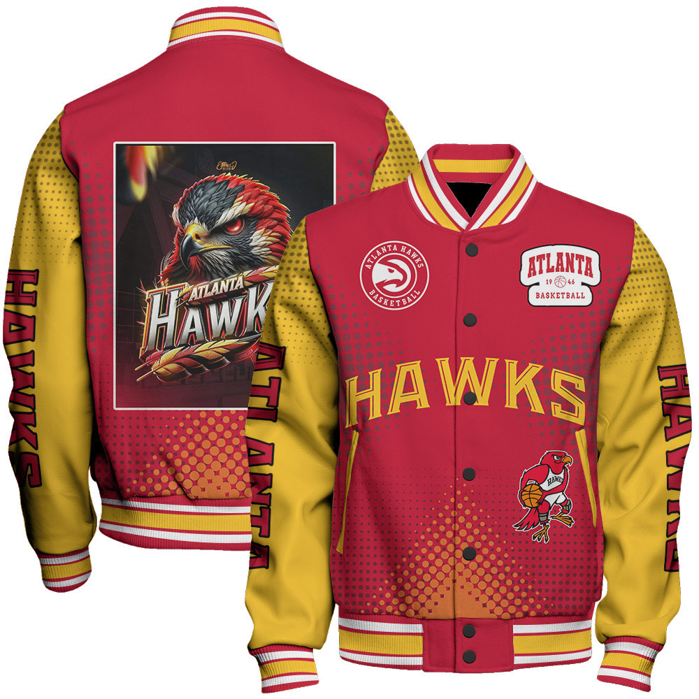 atlanta hawks nba baseball varsity jacket baseball jacket all over print stm v18 3q5yh