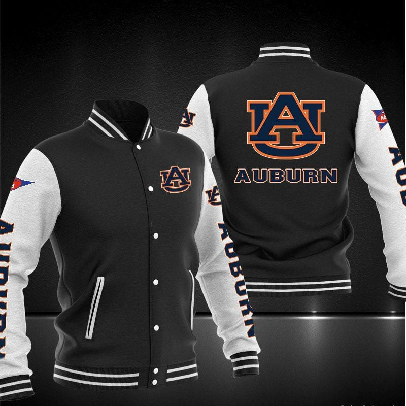 auburn tigers ncaa baseball varsity jacket baseball jacket all over print vevpg