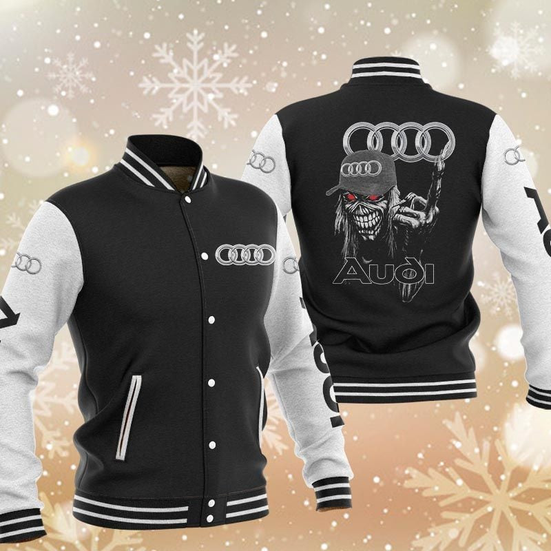 audi skeleton baseball varsity jacket baseball jacket all over print jiotv