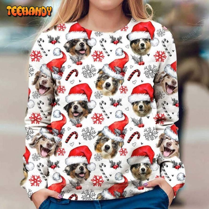 australian shepherd ugly sweater ugly sweater christmas sweaters wsrws