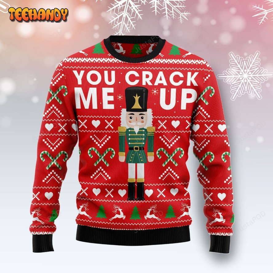 awesome christmas nutcracker ugly christmas sweater all over print sweatshirt zzan6