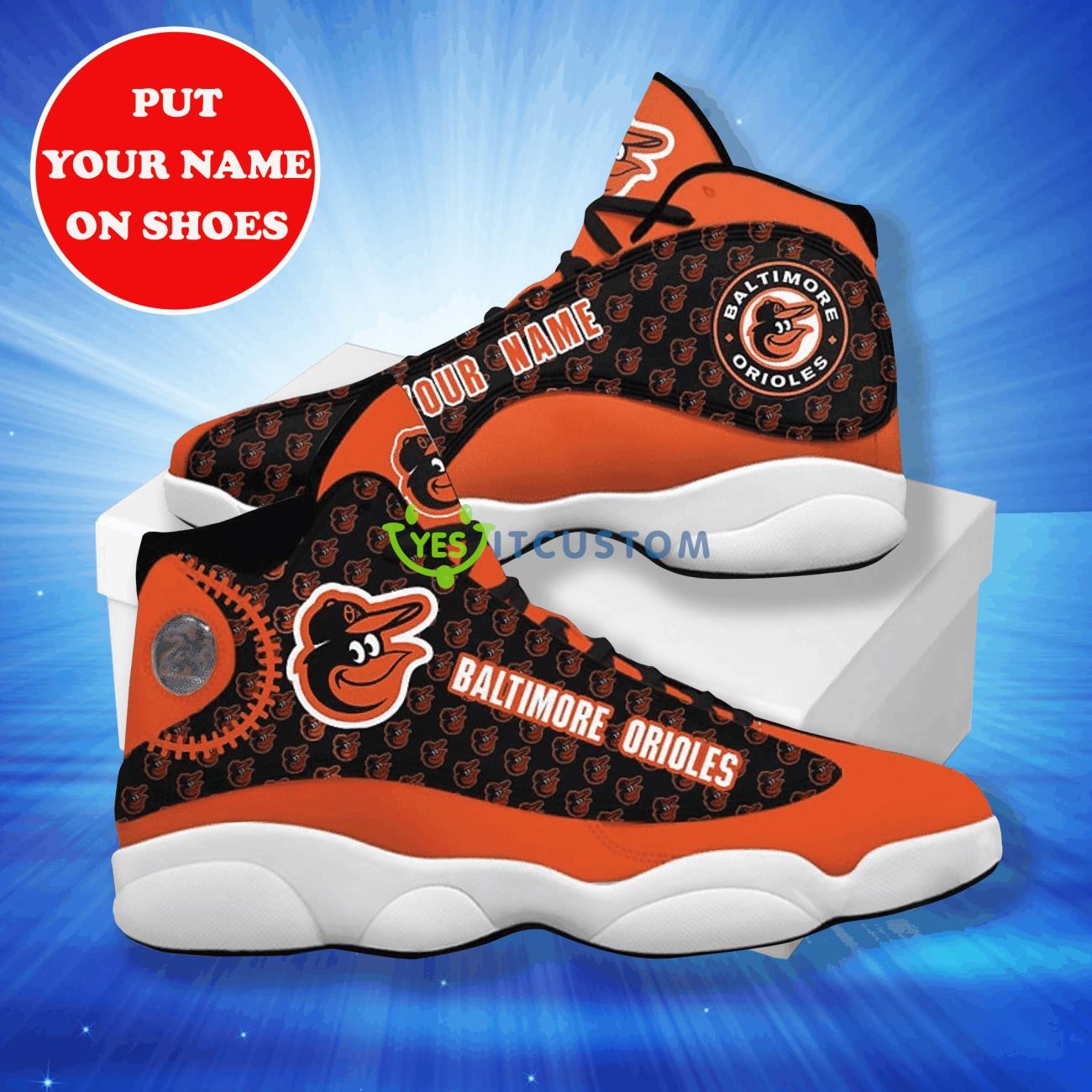 baltimore orioles football best custom name air jordan 13 shoes