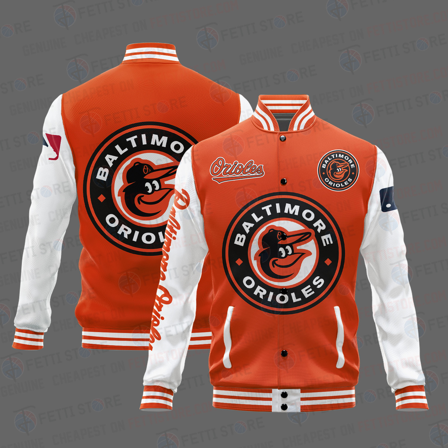 baltimore orioles mlb baseball varsity jacket baseball jacket all over print stm mr6jt