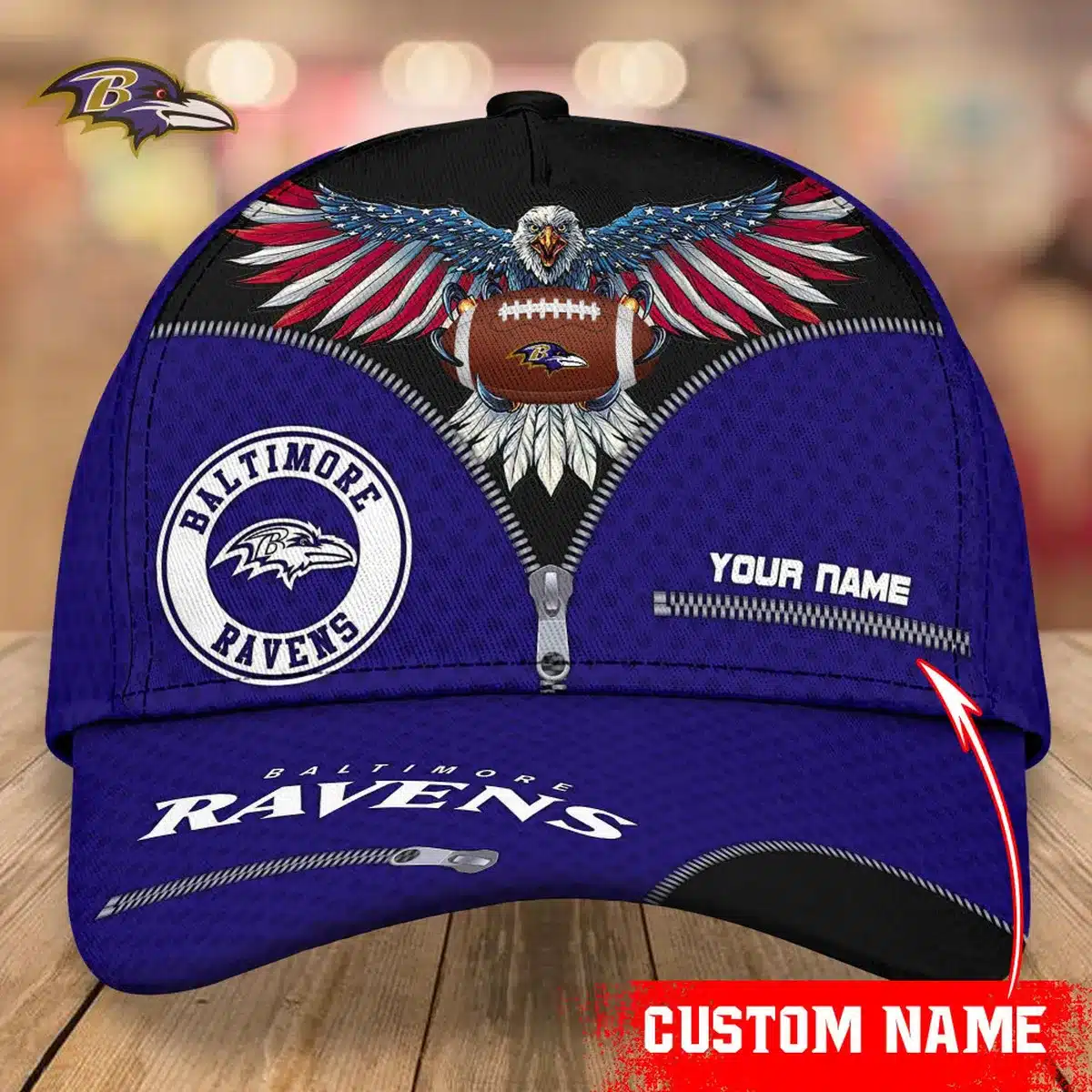 baltimore ravens classic cap gift for fans wty240635 ryi1g