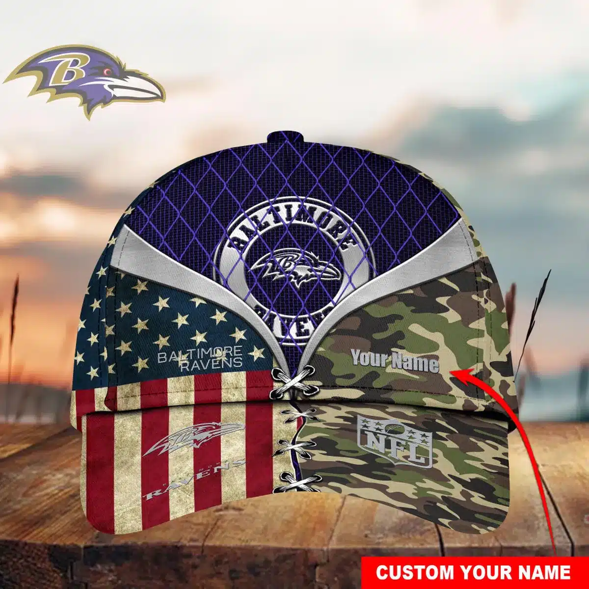 baltimore ravens classic cap gift for fans wty240689 u5dcn