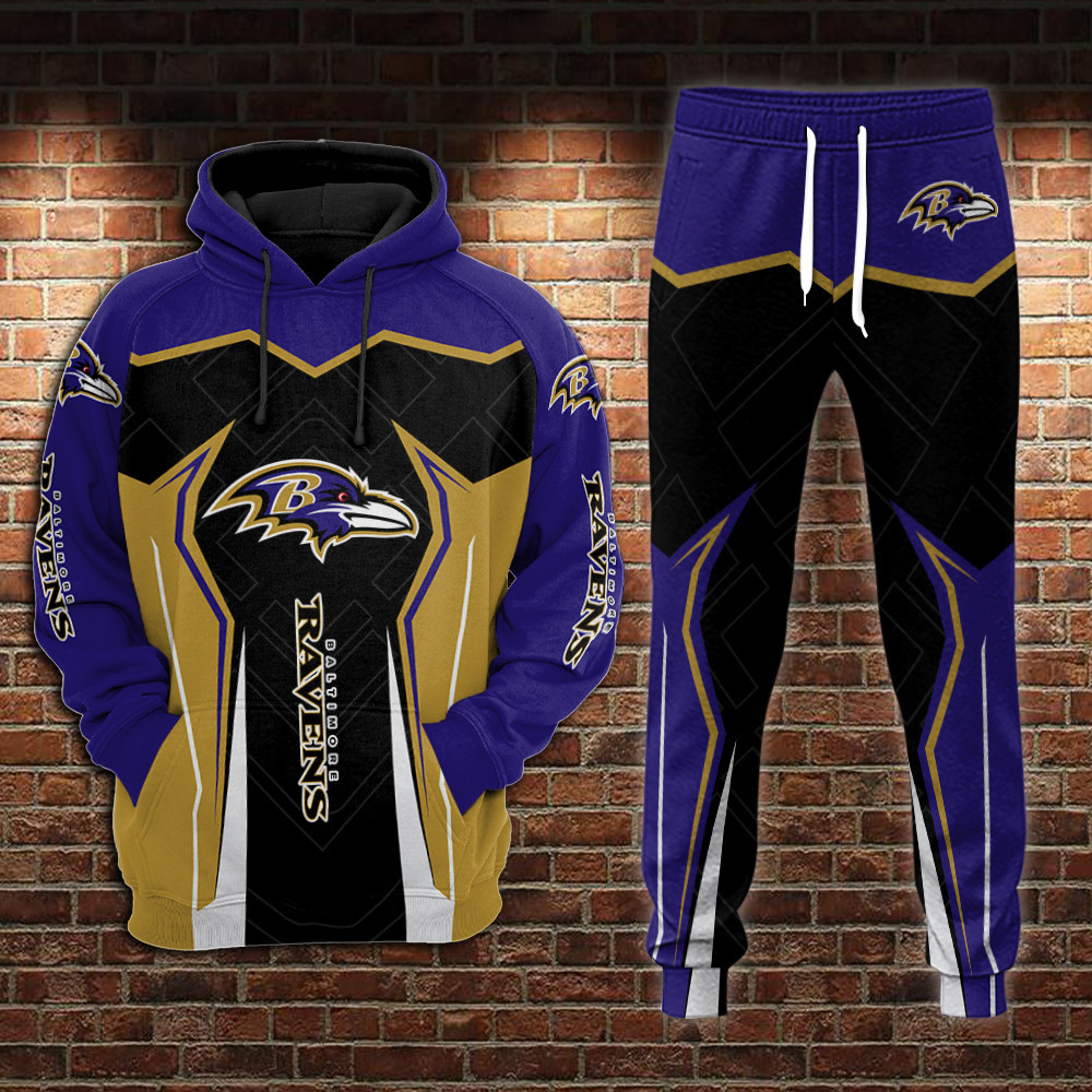 baltimore ravens limited hoodie jogger s118 aldlf