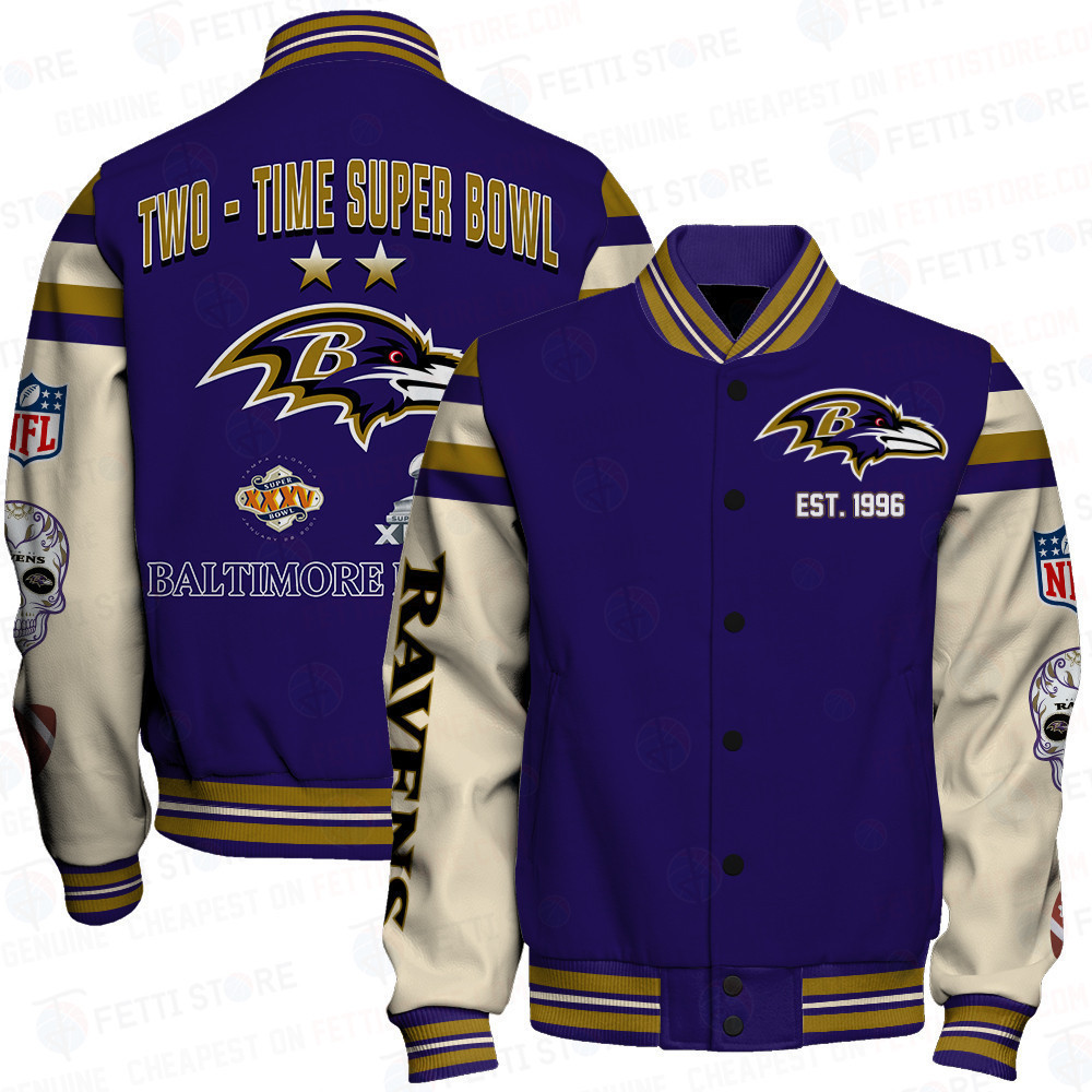 baltimore ravens nfl baseball varsity jacket baseball jacket all over print sfat v2 ntlju