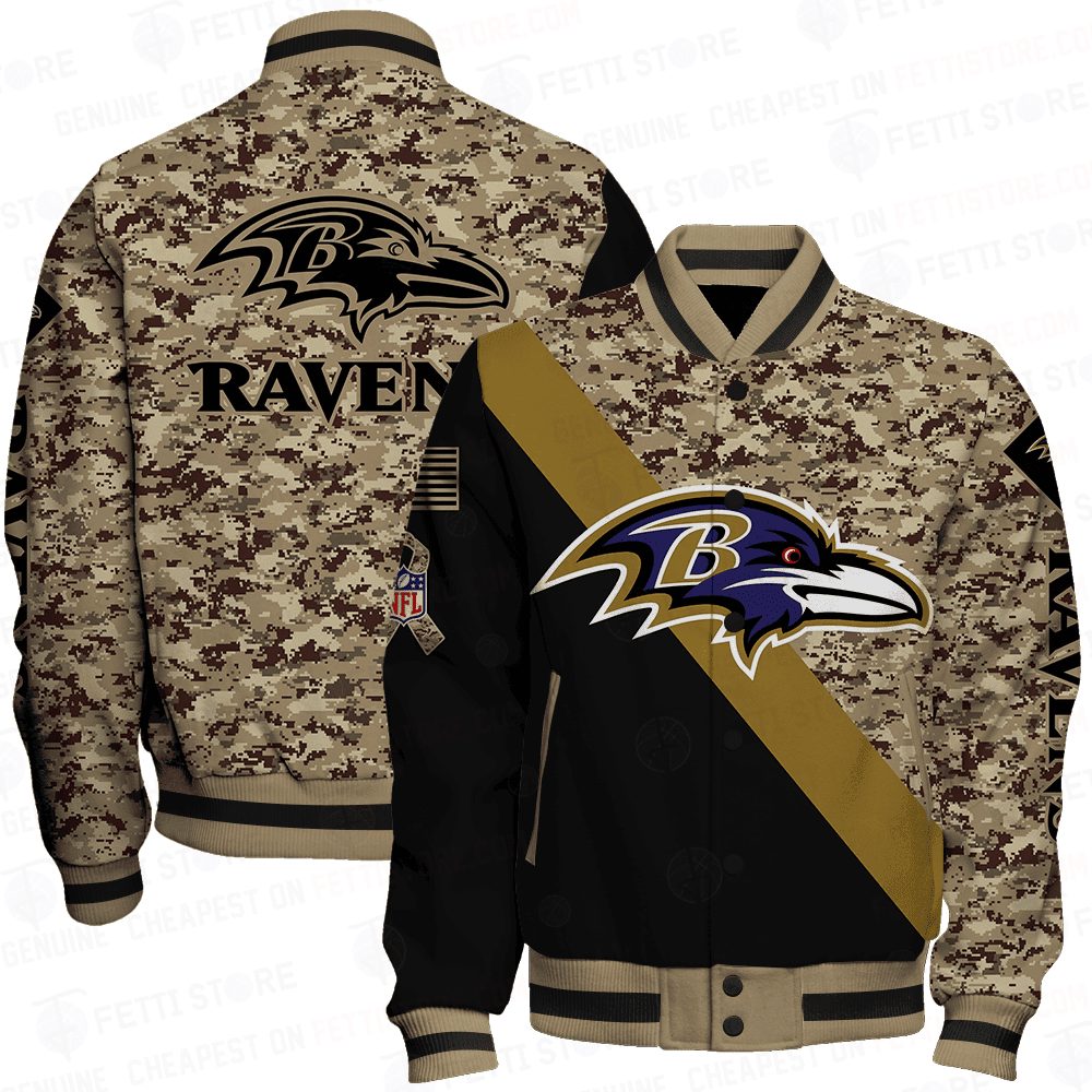 baltimore ravens nfl baseball varsity jacket baseball jacket all over print v1 vvi63