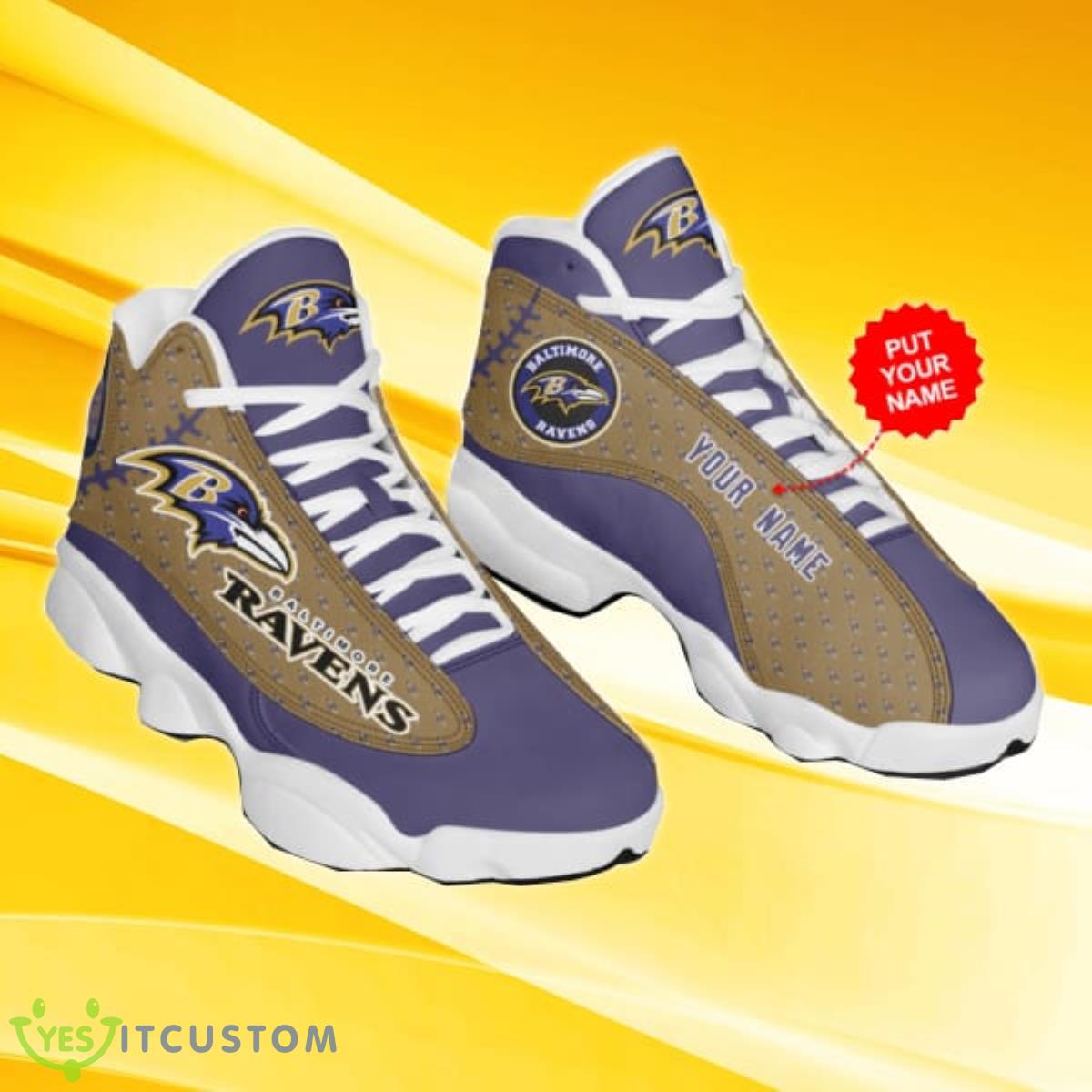 baltimore ravens nfl custom name air jordan 13