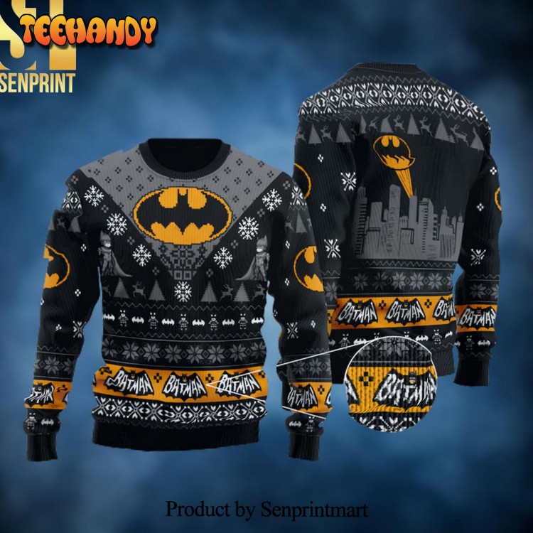 batman the dark knight christmas wool knitted 3d sweater lp9lc