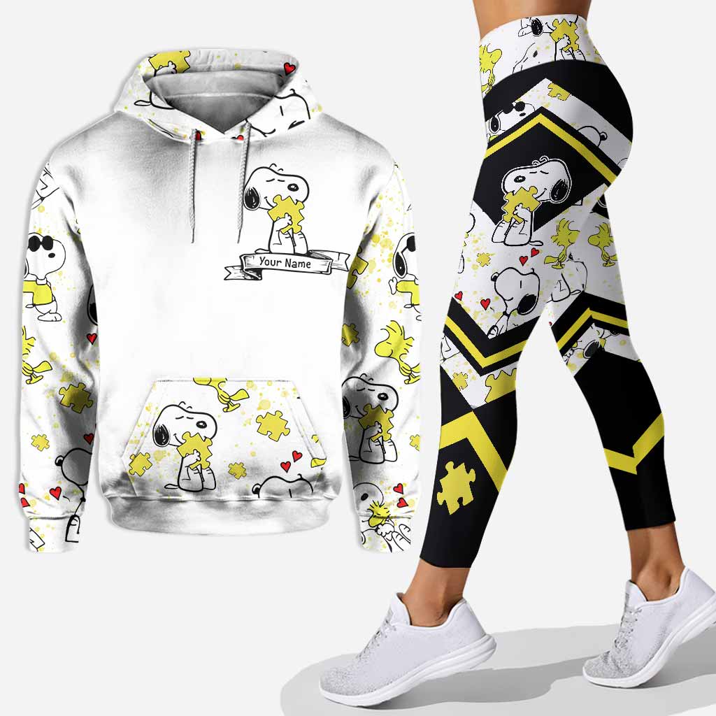 be you the world will adjust personalized autism awareness hoodie leggings gift for snoopy lovers autism awareness hoodie gift 301 hcstzs6z8