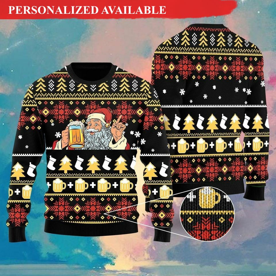 beer christmas ugly christmas sweater 1830