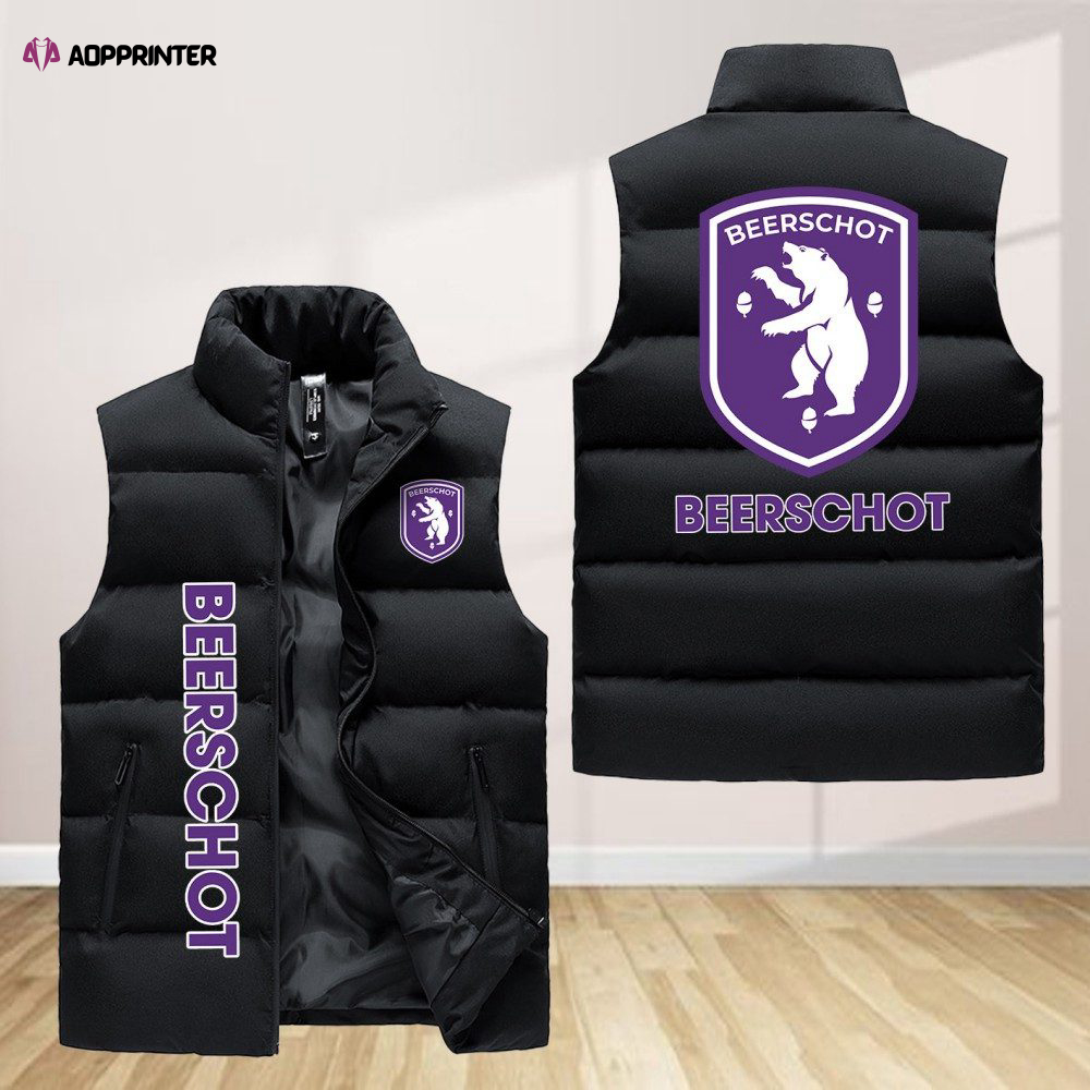 beerschot va sleeveless puffer jacket custom for fans spj0623