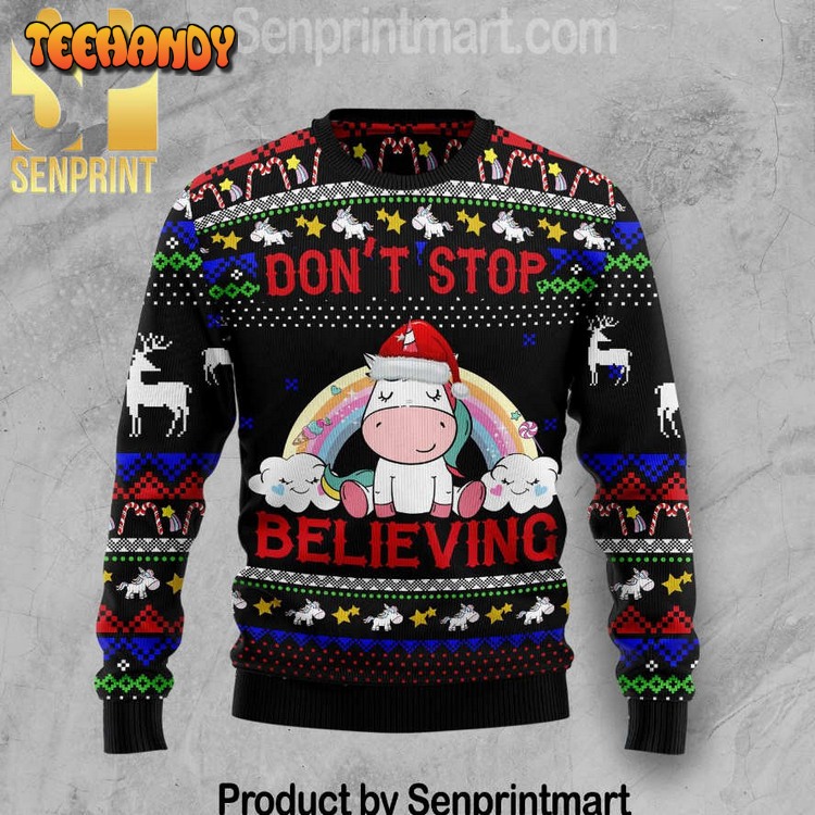 believing chirtmas time 3d ugly xmas sweater 0v8sg