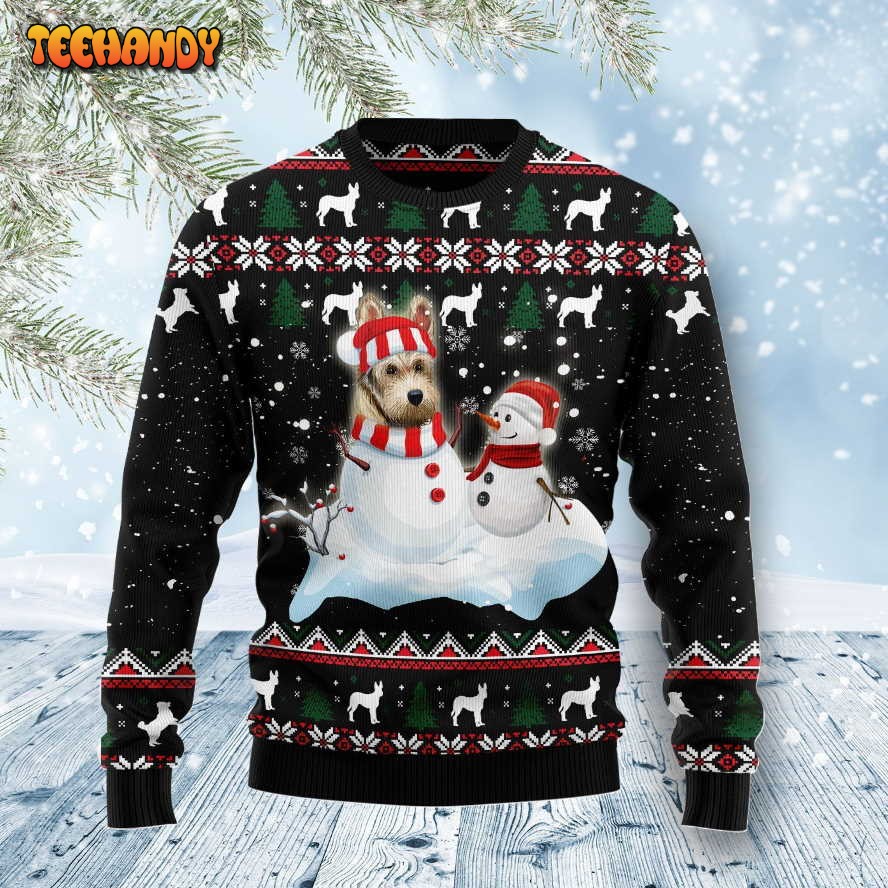 berger picard dog ugly christmas sweater all over print sweatshirt dtcmi