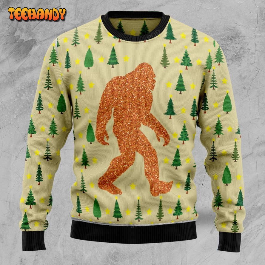 bigfoot sasquatch ugly christmas sweater ugly sweater christmas sweaters 9ckzt