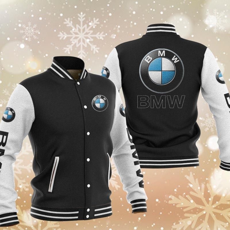 bmw brand logo baseball varsity jacket baseball jacket all over print yoljy