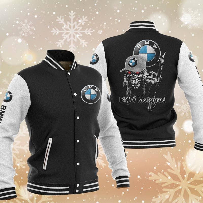 bmw motorrad skeleton baseball varsity jacket baseball jacket all over print u3dhq