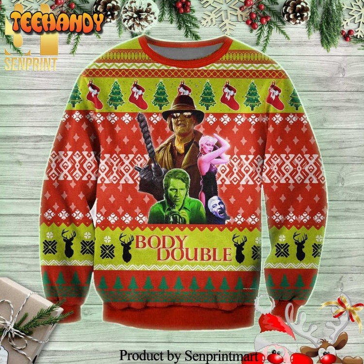 body double knitted ugly xmas sweater duh7x