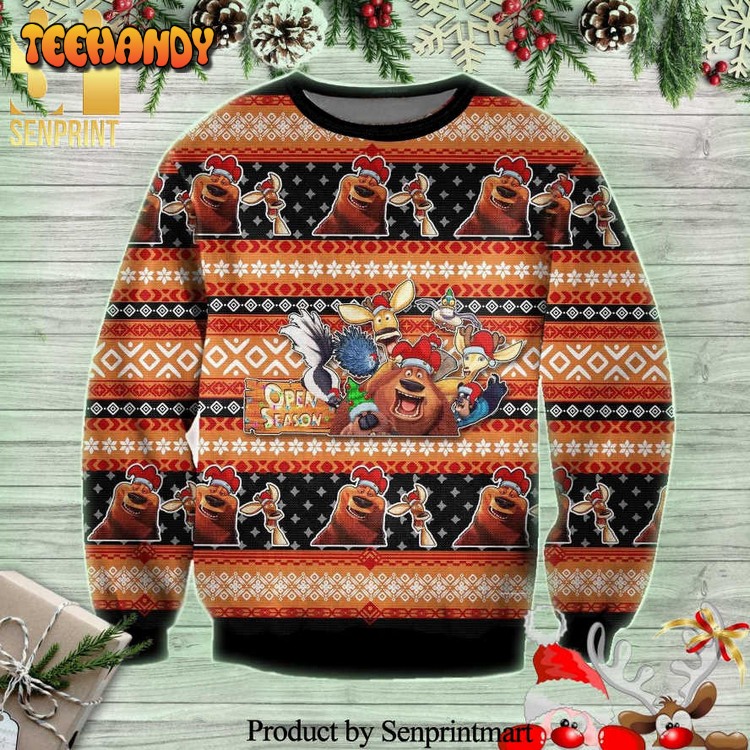 bog and elliot open season knitted ugly xmas sweater 0beex