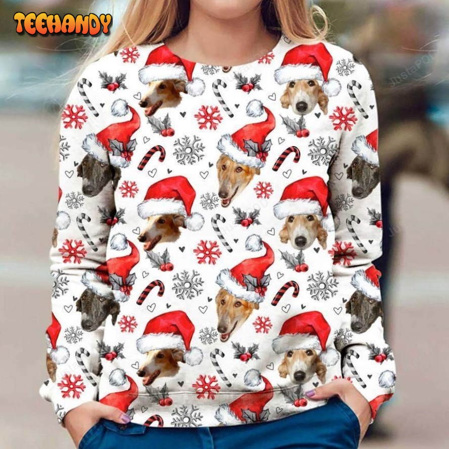 borzoi dog ugly sweater ugly sweater christmas sweaters hoodie sweater dhltv