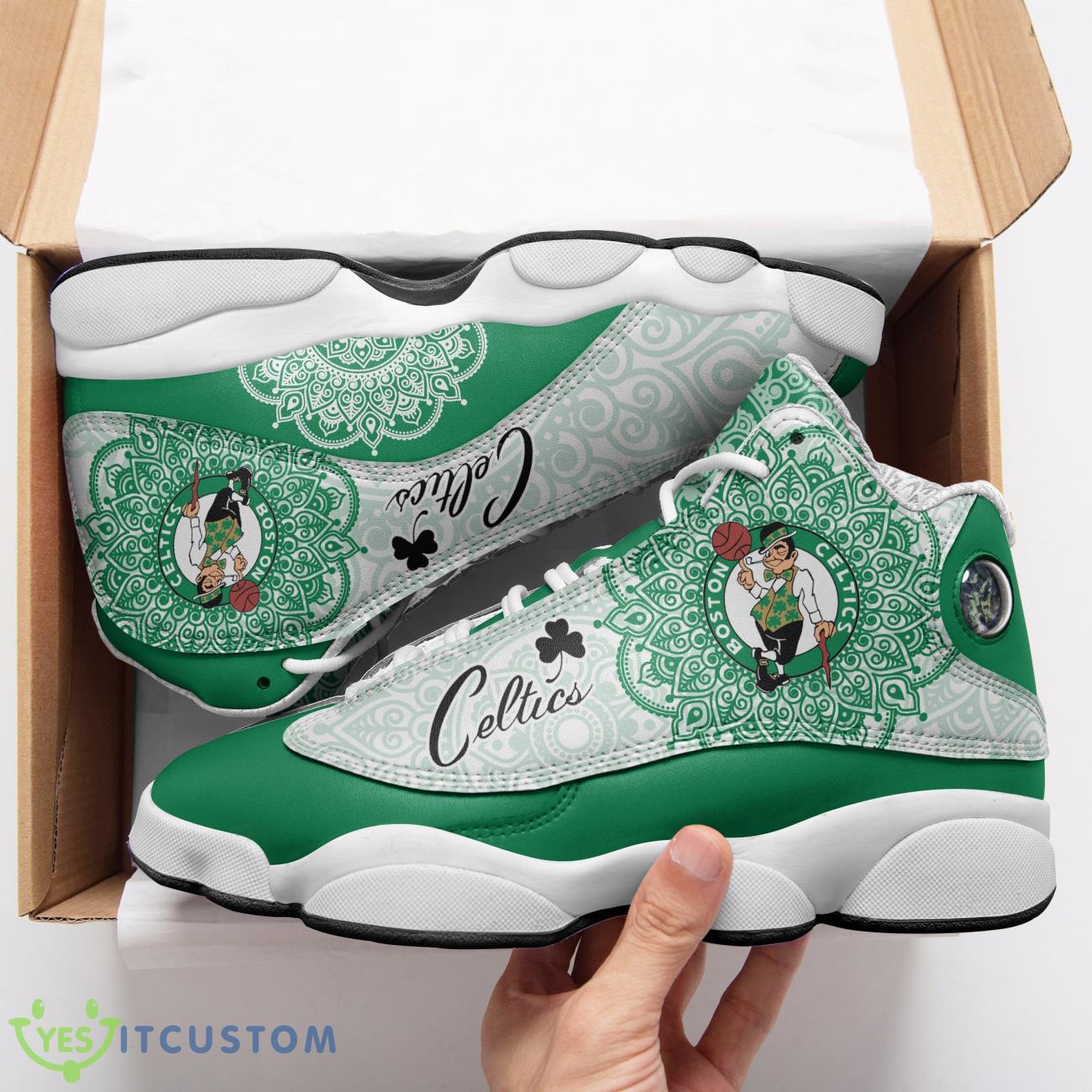 boston celtics air jordan 13 sneakers sport season gift