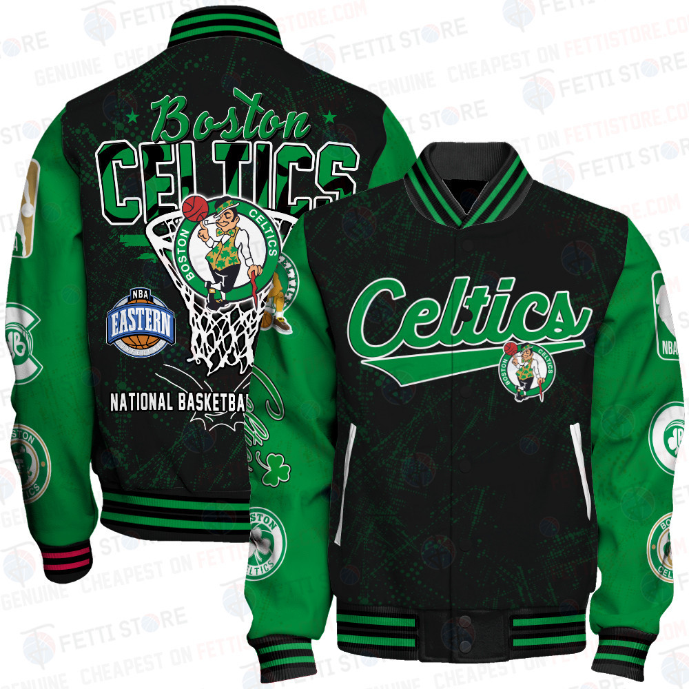 boston celtics nba baseball varsity jacket baseball jacket all over print sfat v20 vkz2m