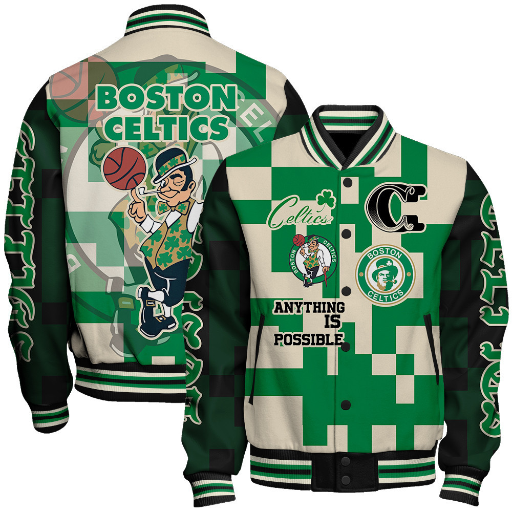 boston celtics nba baseball varsity jacket baseball jacket all over print stm v22 w6dp4