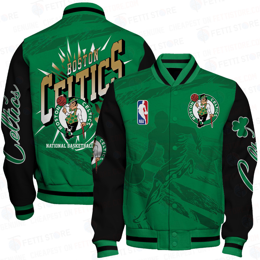 boston celtics nba print baseball varsity jacket baseball jacket all over print sfat v27 a2csx