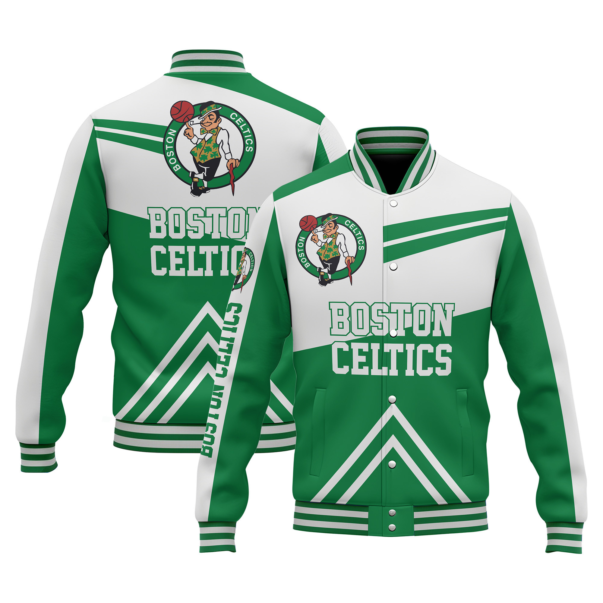 boston celtics special design 3d unisex baseball varsity jacket baseball jacket all over print gkfxr