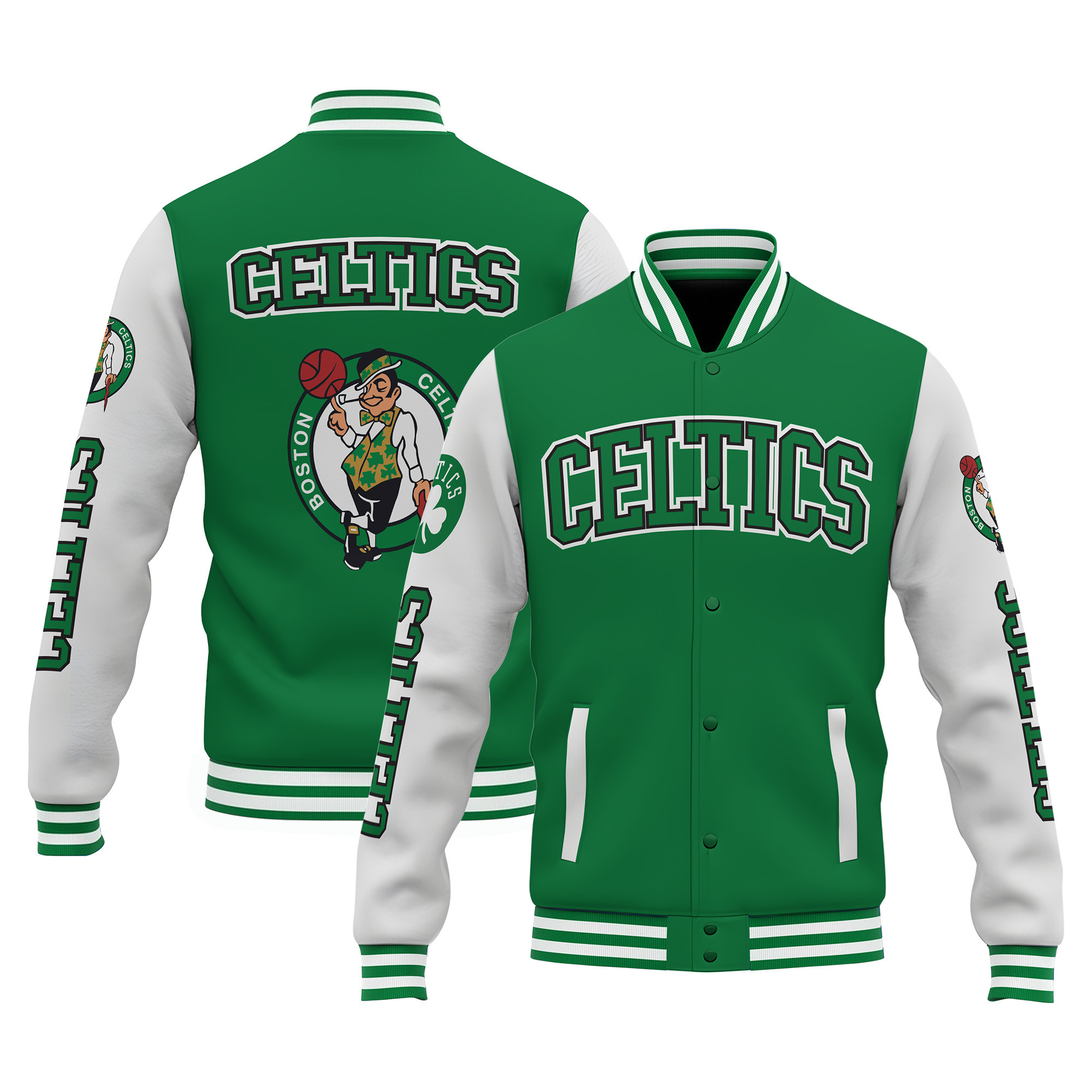 boston celtics special design 3d unisex baseball varsity jacket baseball jacket all over print v1 szymn