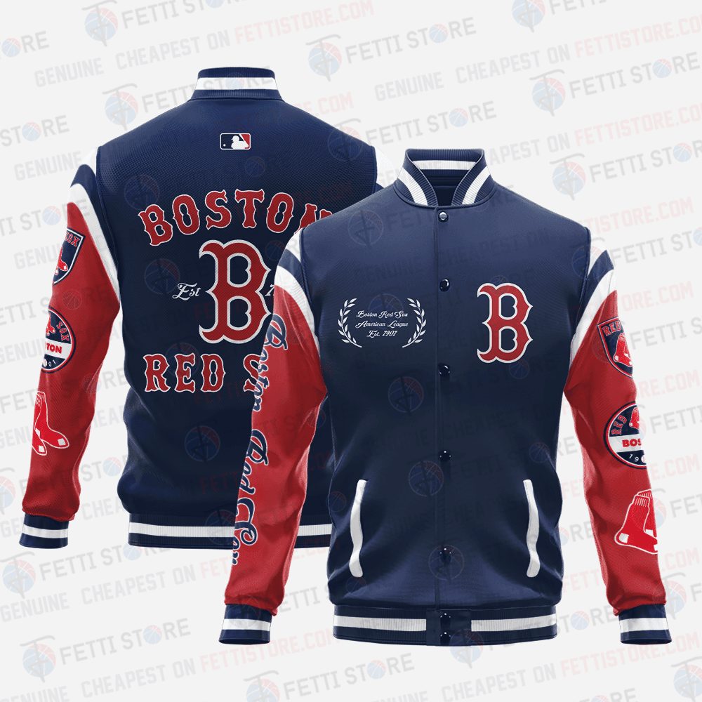 boston red sox mlb baseball varsity jacket baseball jacket all over print sh1 v1 e8vuh