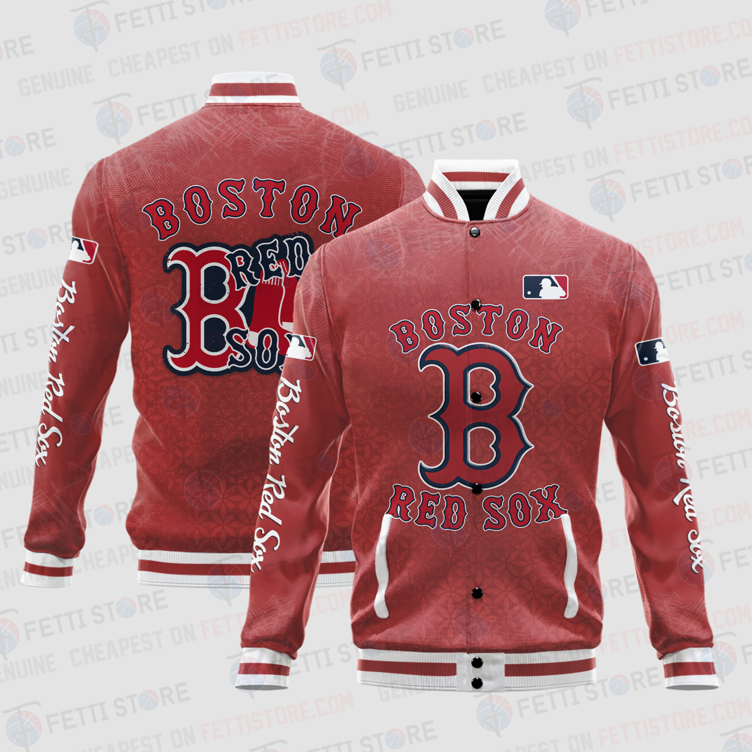 boston red sox mlb baseball varsity jacket baseball jacket all over print v8 4lhvr