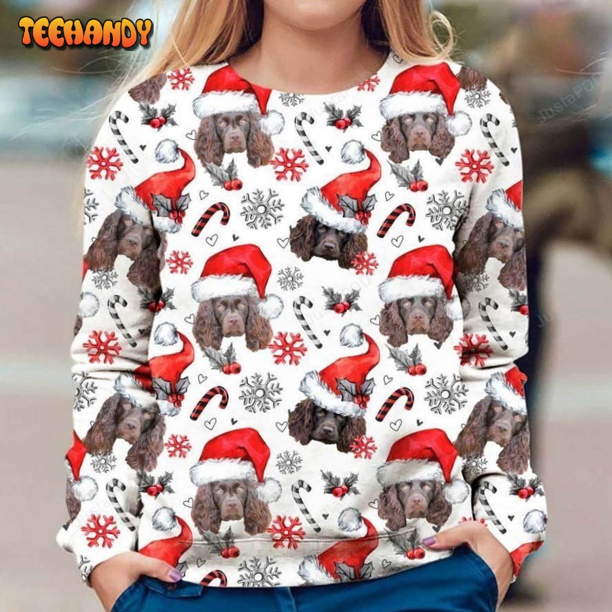 boykin spaniel ugly sweater ugly sweater christmas sweaters pt002