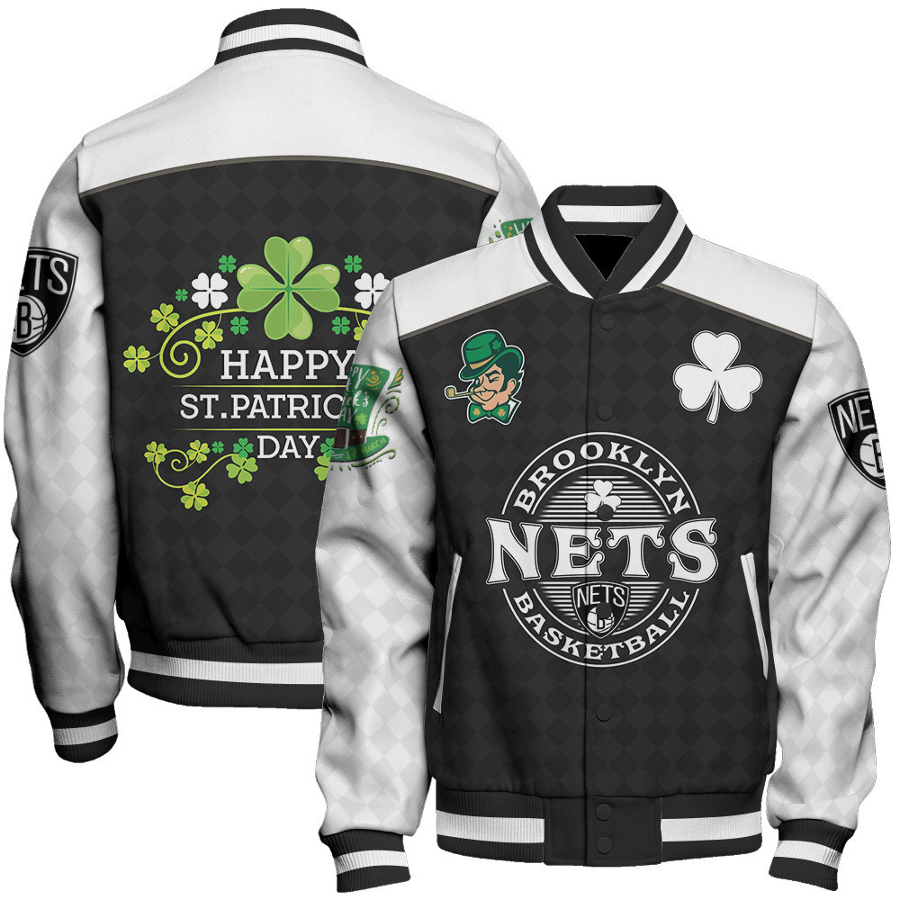 brooklyn nets nba baseball varsity jacket baseball jacket all over print stm v21 mm7xf