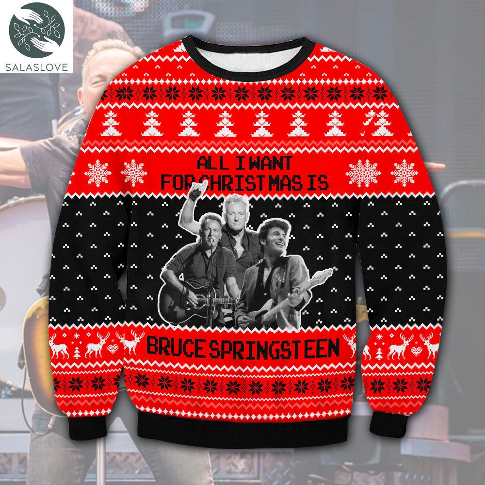 bruce springsteen 3d ugly sweater for fan lover td190902 1 rr7y4q