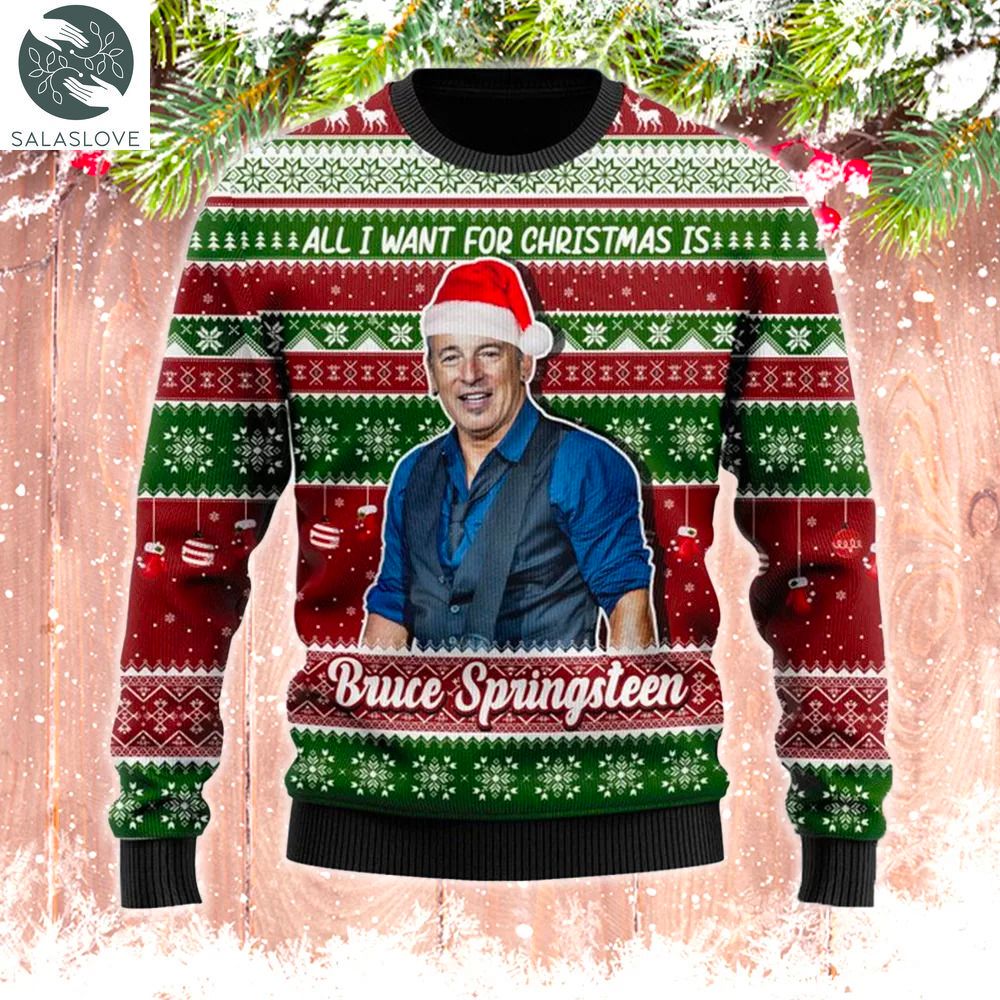 bruce springsteen 3d ugly sweater for fan lover td190908 1 lqz8nv