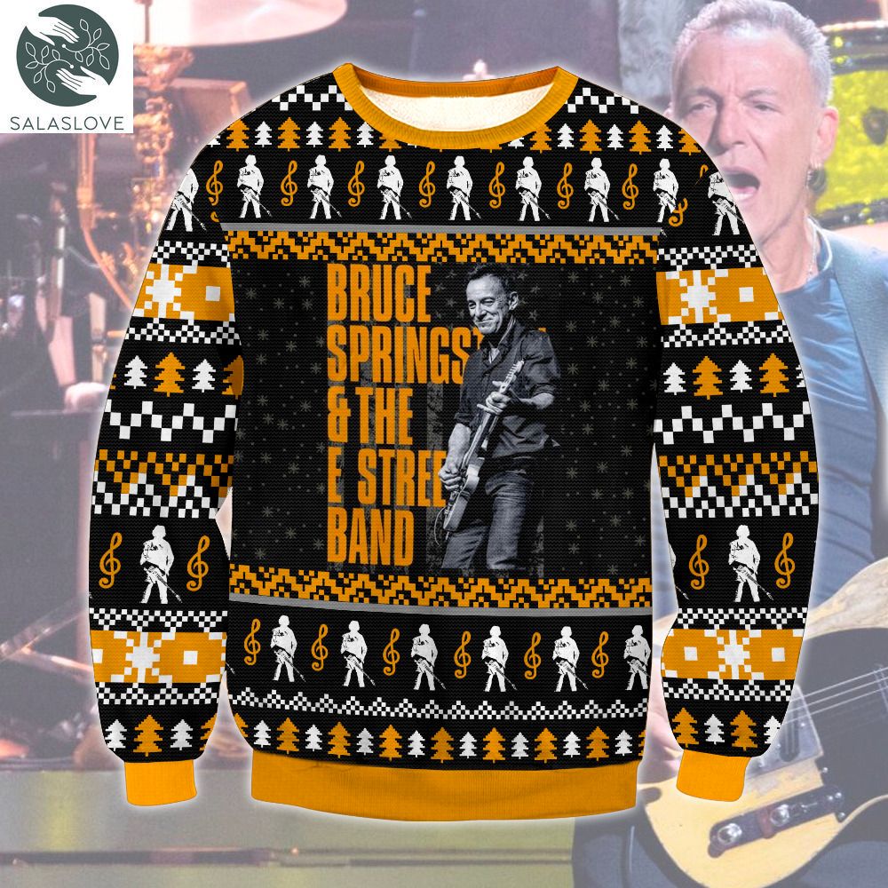 bruce springsteen 3d ugly sweater for fan lover td190910 1 fhla6q